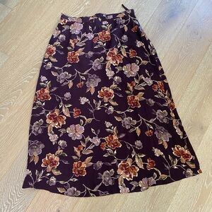 Talbots Floral Skirts Size 14